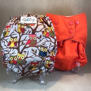 *Discontinued Print/Color* Lalabye Baby All in one Cloth Diaper (All Ages) USED